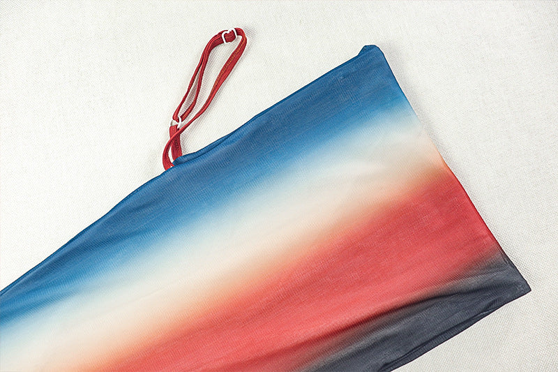 Chic Cowl Neck Ombre Halter Maxi Set - Your Go-To for Fall Vacations & Resort Glam