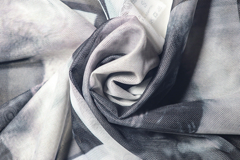 Mystic Gaze Mesh Long Sleeve Top | Edgy Fall Statement for Women