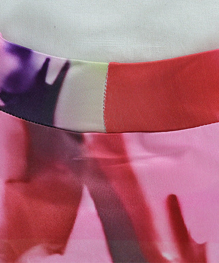 Artistic Abstract Mock Neck Maxi Dress - Your Fall Statement Piece