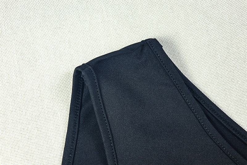 Elegant One-Shoulder Floral Appliqué Maxi Dress with High Slit - Perfect for Fall & Holiday Galas