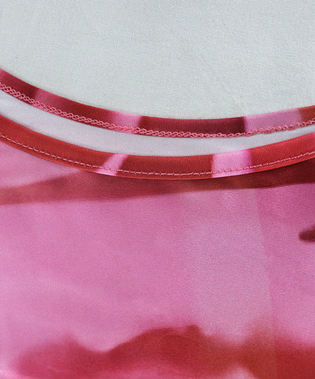 Artistic Abstract Mock Neck Maxi Dress - Your Fall Statement Piece