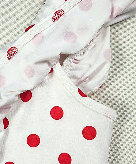 Timeless Chic Off-Shoulder Red Polka Dot Maxi Dress - Flattering Fall & Resort Style