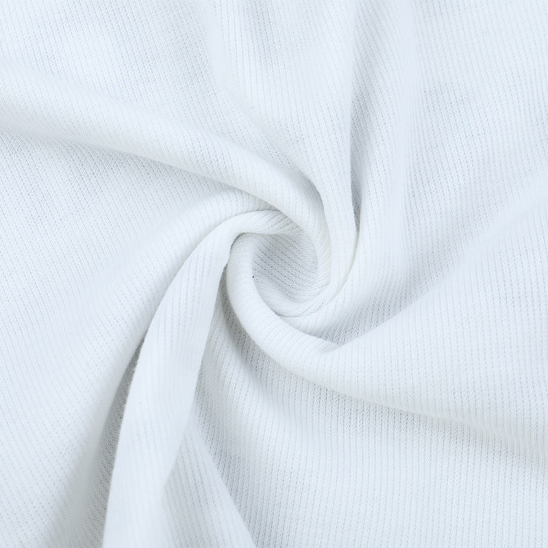 Sassy 'Stay In Your Lane Sis' Long Sleeve Square Neck Crop Top | Fall Statement Tee