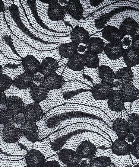 Haute Gothic Black Lace Hi-Lo Skirt | Victorian Ruffles for Halloween & Dark Romance