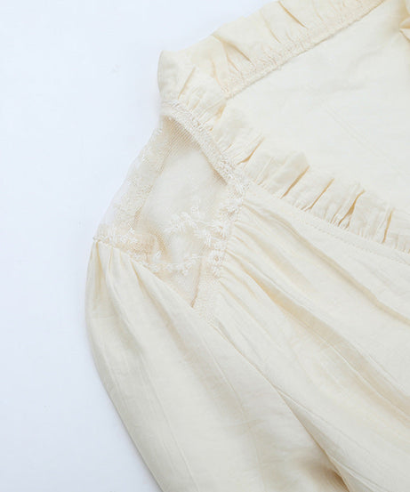 Enchanting Victorian Ruffle Bell Sleeve Blouse - Fall & Halloween Ready