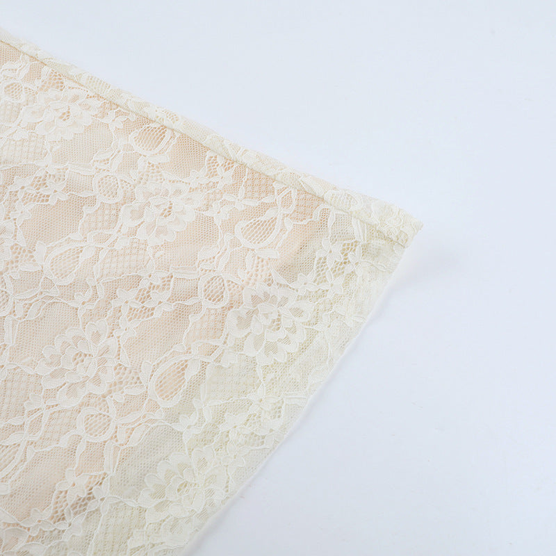 Elegant Ivory Ruched Lace Maxi Gown - Perfect for Fall Weddings & Holiday Galas