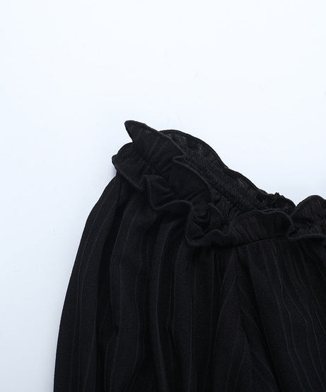 Haunted Elegance: Gothic Off-Shoulder Bell Sleeve Top – Spooky Season & Fall Fashion Essential