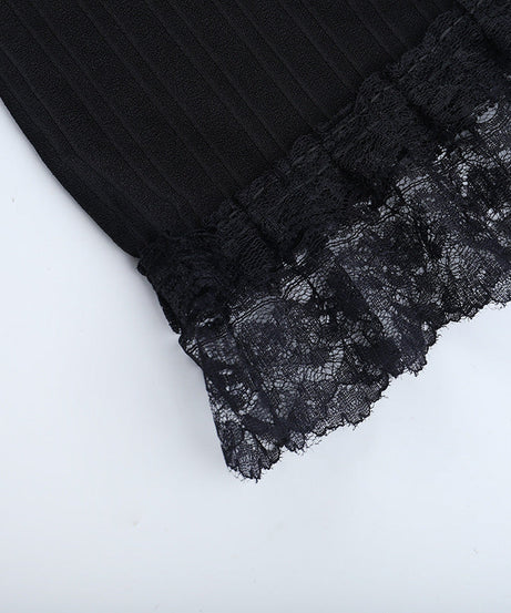 Haunted Elegance: Gothic Off-Shoulder Bell Sleeve Top – Spooky Season & Fall Fashion Essential