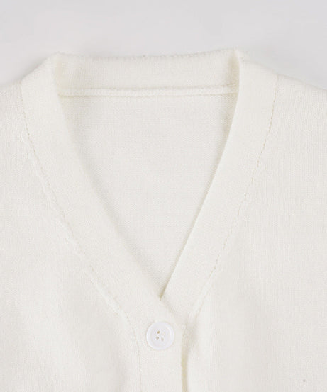 Effortless Fall Style: Women's Ribbed V-Neck Button-Front Cardigan Sweater