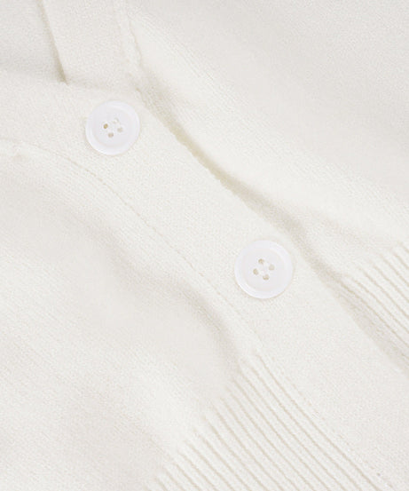 Effortless Fall Style: Women's Ribbed V-Neck Button-Front Cardigan Sweater