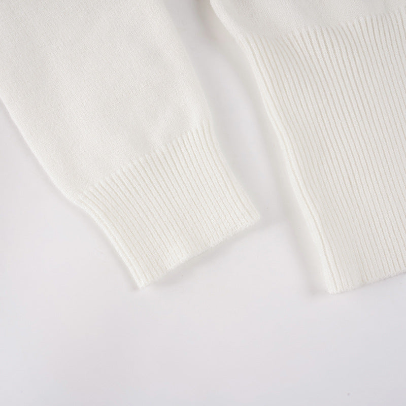 Effortless Fall Style: Women's Ribbed V-Neck Button-Front Cardigan Sweater