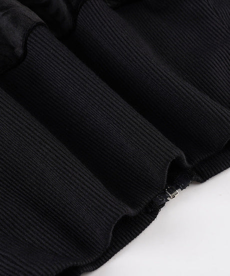 Y2K Glam Star Rhinestone Velvet Cropped Zip Hoodie | Fall Fashion Must-Have