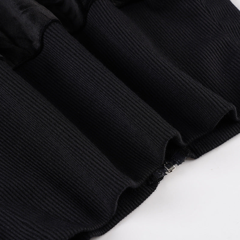 Y2K Glam Star Rhinestone Velvet Cropped Zip Hoodie | Fall Fashion Must-Have