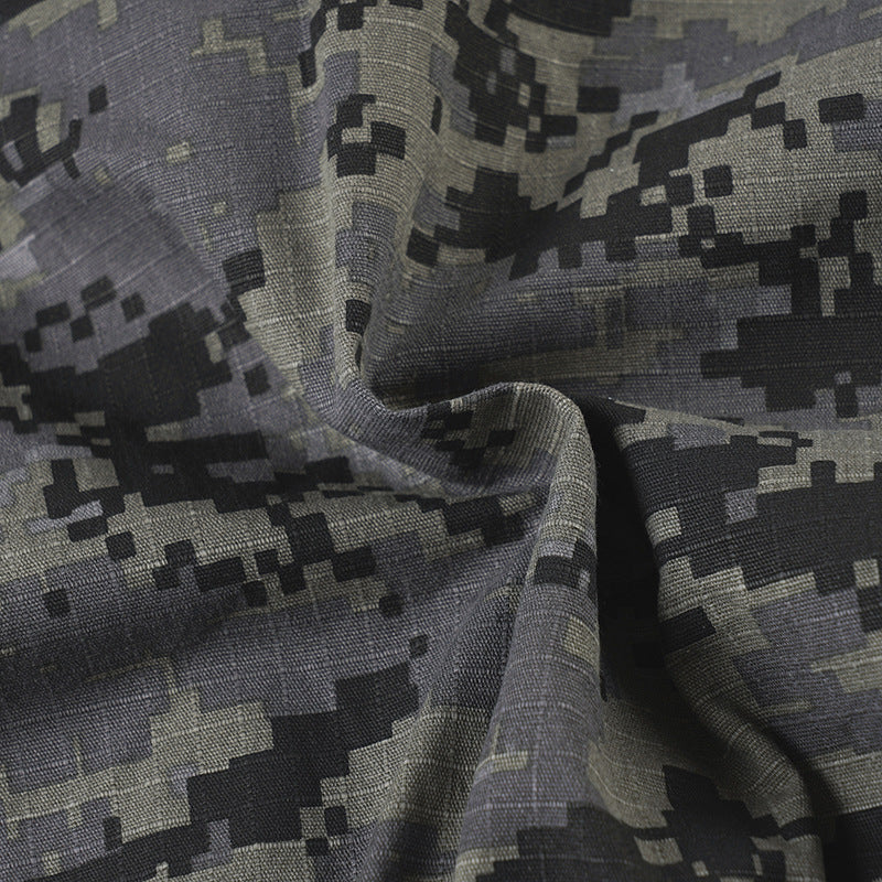 Urban Edge Digital Camo Cropped Zip-Up Jacket | Fall Street Style for Women