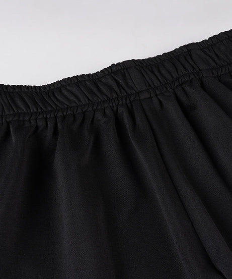 Iconic NYC Style: Black 'NEW YORK' Graphic Wide-Leg Lounge Pants – Fall Fashion Essential