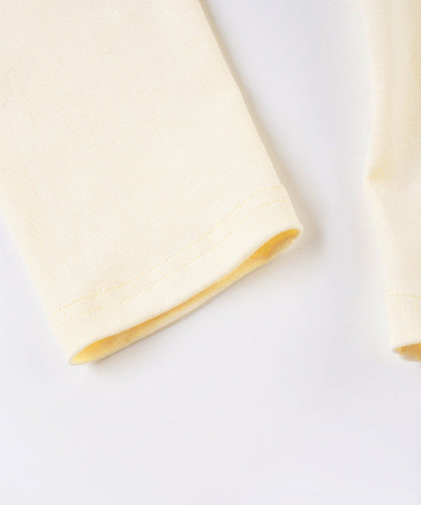 Romantic Ivory Lace & Bow V-Neck Top | Long Sleeve Coquette Chic for Fall