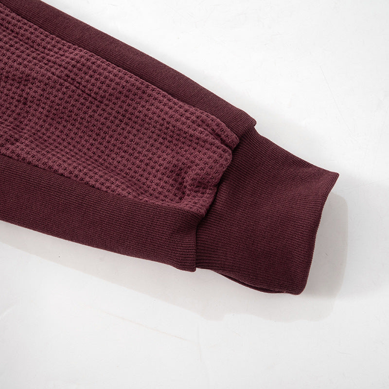 Cozy Chic Waffle Knit Zip-Up Hoodie for Women - Your Fall & Winter Everyday Essential