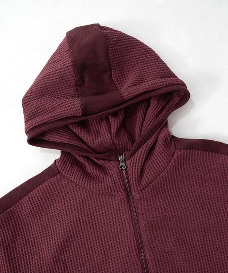 Cozy Chic Waffle Knit Zip-Up Hoodie for Women - Your Fall & Winter Everyday Essential