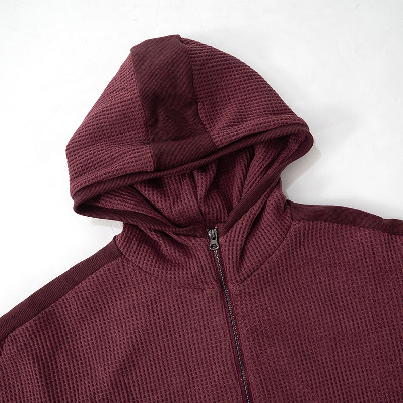 Cozy Chic Waffle Knit Zip-Up Hoodie for Women - Your Fall & Winter Everyday Essential