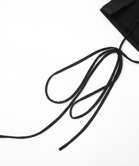 The 'It Girl' Black Halter Tie-Back Tank Top - Your Versatile Fall & Holiday Essential