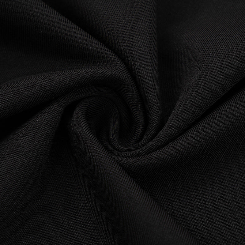 Chic Black Long Sleeve Bodysuit for Women | Keyhole Back Stretch Knit Top | Fall & Winter Layering Essential