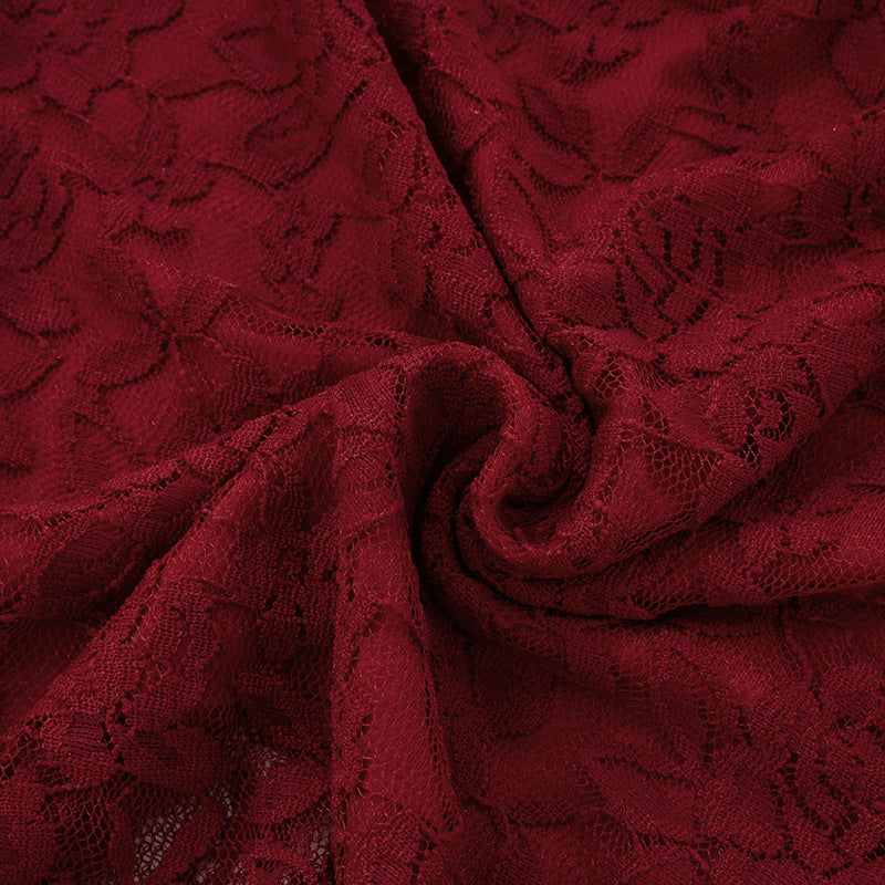 The Scarlett Embrace Lace Off-Shoulder Top | Fall & Holiday Chic