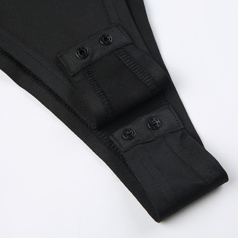 "Believe In Light" Empowering High Neck Bodysuit – Chic Fall Layering & Athleisure Essential