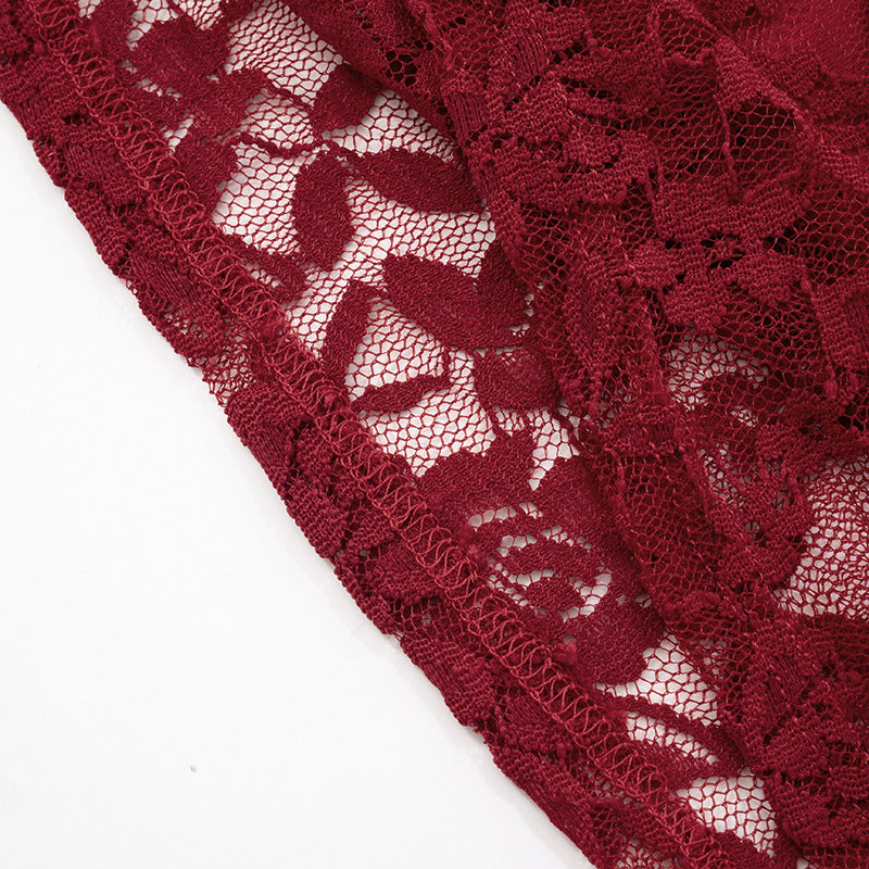 The Scarlett Embrace Lace Off-Shoulder Top | Fall & Holiday Chic