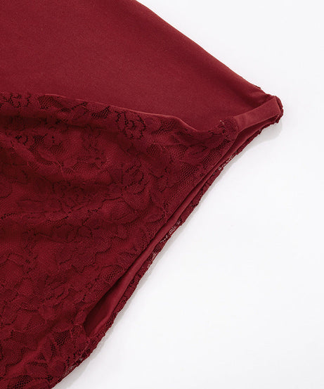 The Scarlett Embrace Lace Off-Shoulder Top | Fall & Holiday Chic