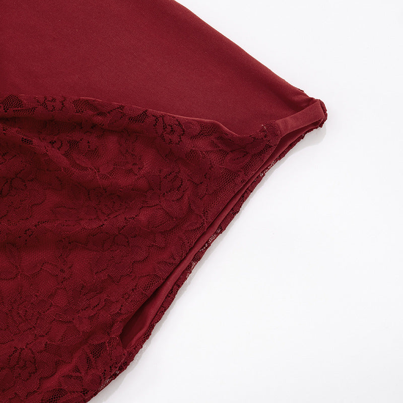 The Scarlett Embrace Lace Off-Shoulder Top | Fall & Holiday Chic