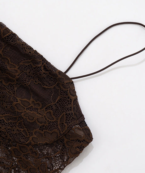 Fall & Holiday Glam: Espresso Lace Asymmetric Maxi Dress | One-Shoulder Evening Gown