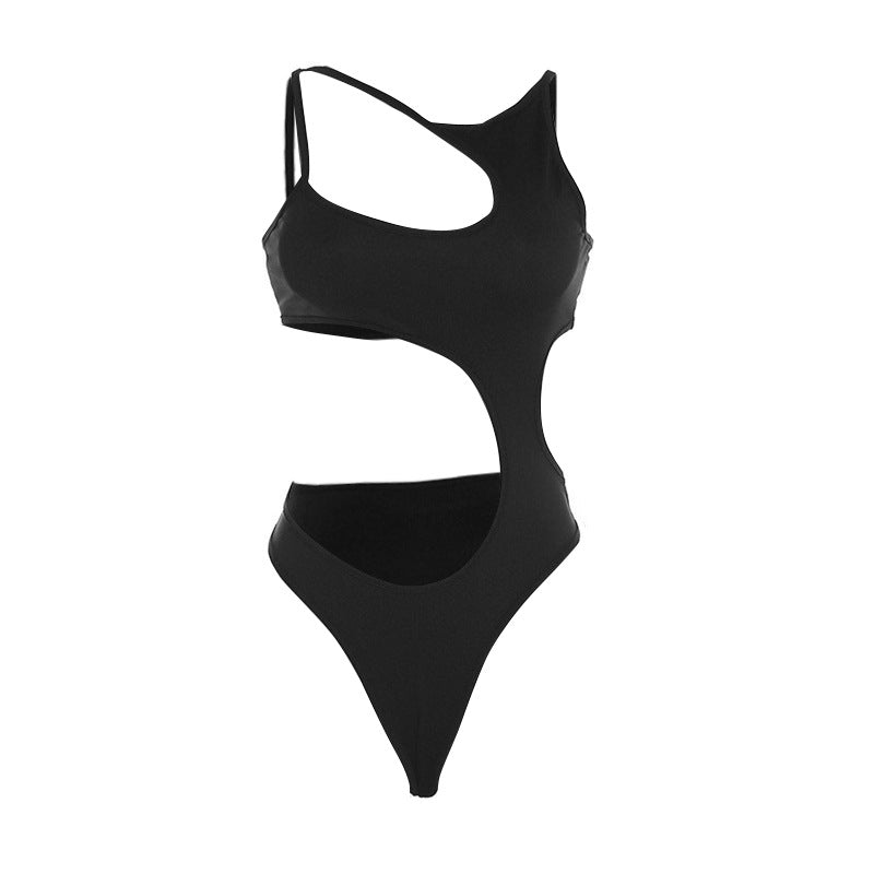 Dare to Dazzle: The Chic Black Cut-Out Bodysuit | Fall Party & Statement Style