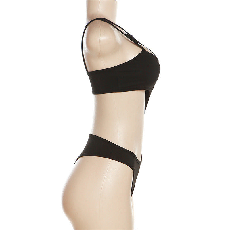 Dare to Dazzle: The Chic Black Cut-Out Bodysuit | Fall Party & Statement Style