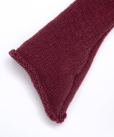 Chic Burgundy Off-Shoulder Bell Sleeve Knit Top | Effortless Fall Style