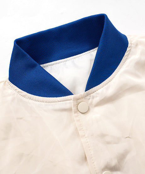 LA Street Style Cropped Bomber Jacket - Ruched Sleeve Fall Statement Piece