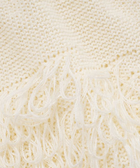 Boho Fringe Knit Crop Top & Mini Skirt Set | Effortless Fall Two-Piece