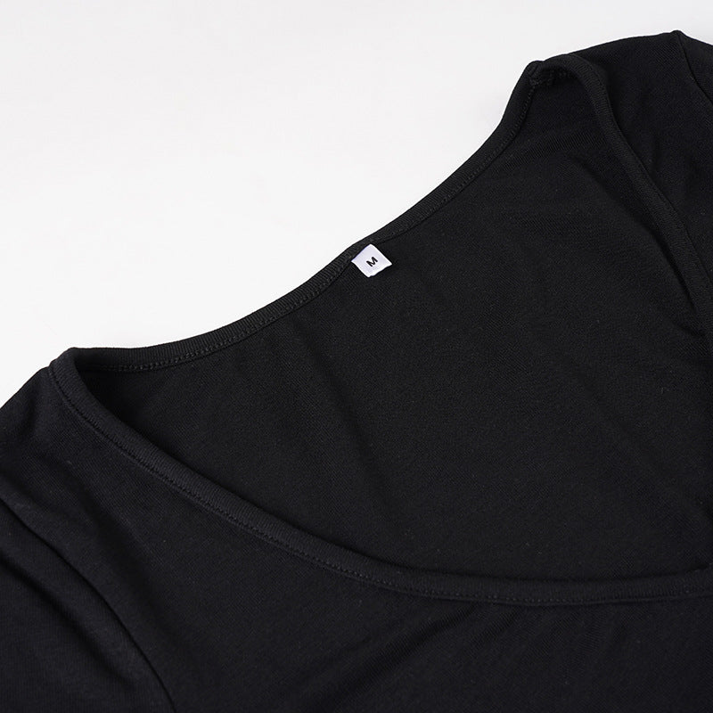 Chic Fall Layered Polka Dot Halter & V-Neck Long Sleeve Top Set - Versatile Autumn Style for Her