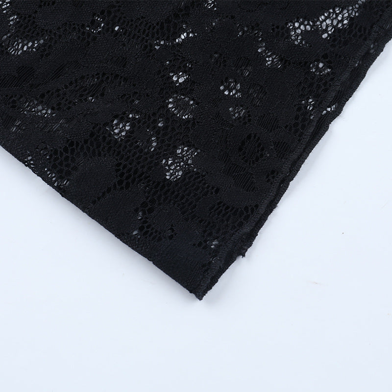 Gothic Glamour Lace Slit Maxi Skirt with Buckle Belt & Shorts – Your Ultimate Fall & Halloween Statement