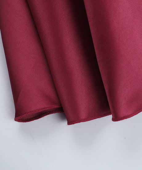 Romantic Wine Red Off-Shoulder Corset Mini Dress – Elegant Lace & Satin for Fall & Holiday Parties