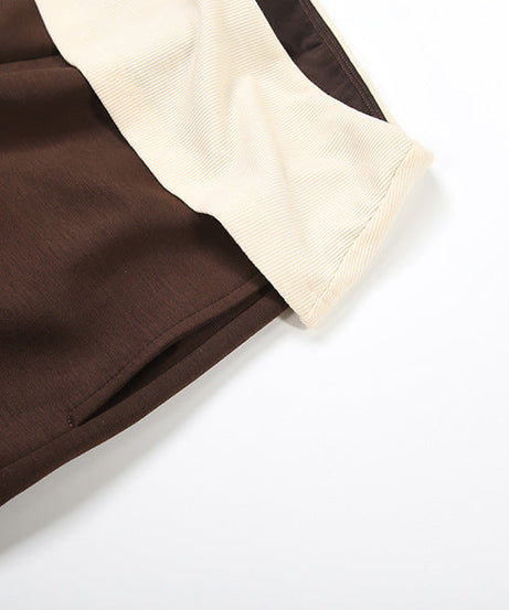 Autumn Luxe: Cropped Off-Shoulder Zip Hoodie & Wide-Leg Lounge Set for Women