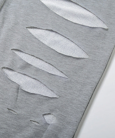 Trendy Gray Ladder Cutout Wide Leg Sweatpants – Fall 2025 Street Style Must-Have