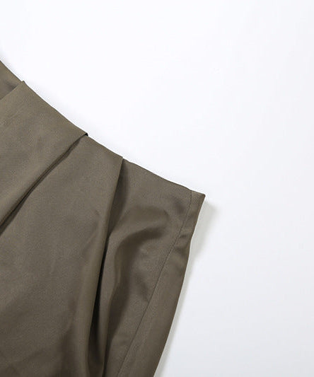 Artfully Draped Silky Maxi Skirt - High-Waisted Fall Chic for American Women