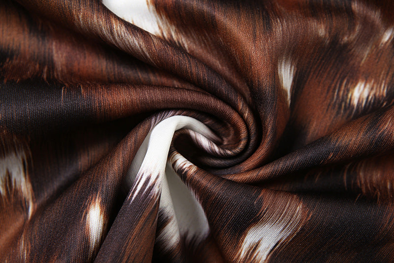 Dare to Dazzle: Sheer Animal Print Cami Mini Dress – Your Fall Party Statement