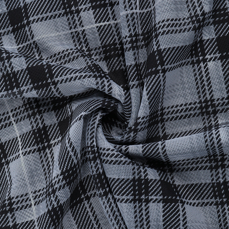 Fall Plaid Chic: Trendy Bowknot Crop Top & Maxi Skirt Co-ord Set – Your Autumn Style Essential