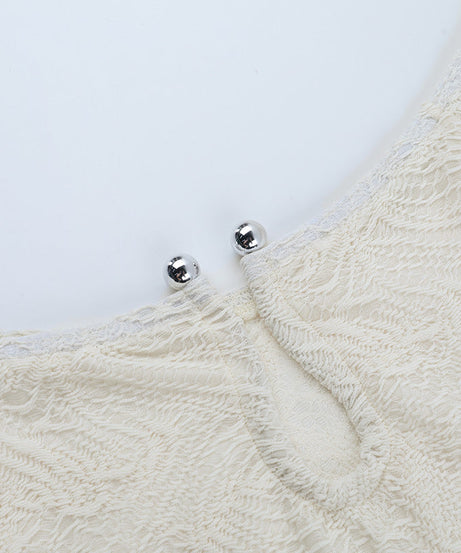 Effortless Chic: Winter White Textured Off-Shoulder Mini Dress - Long Sleeve Holiday & Date Night Essential