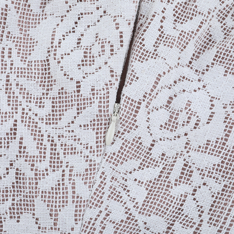 Stunning White Lace Off-Shoulder Mini Dress - Your Chic Pick for Fall Parties & Holiday Getaways