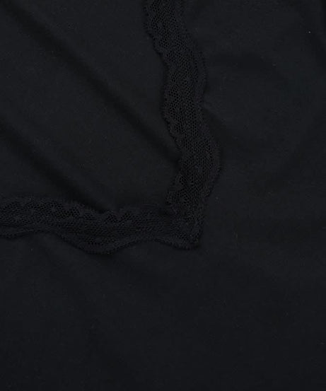 Elegant Black Lace Bell Sleeve V-Neck Top - Your Chic Fall & Holiday Essential