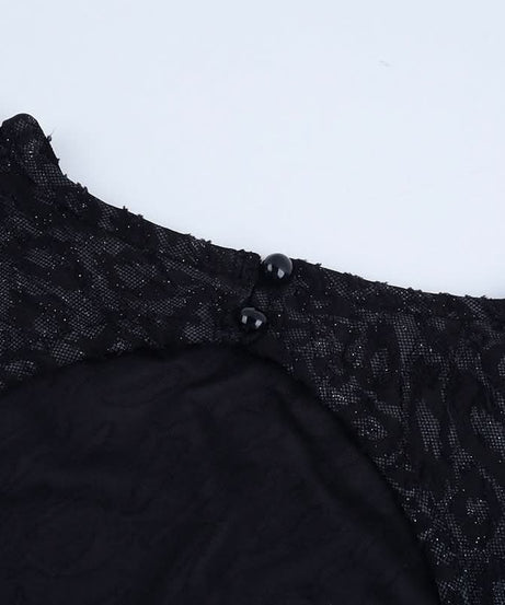 Sultry Shimmer Leopard Print Long Sleeve Bodycon Mini Dress with Tie Cuffs – Holiday Party & NYE Ready