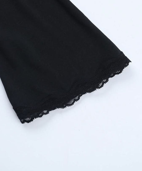 Elegant Black Lace Bell Sleeve V-Neck Top - Your Chic Fall & Holiday Essential