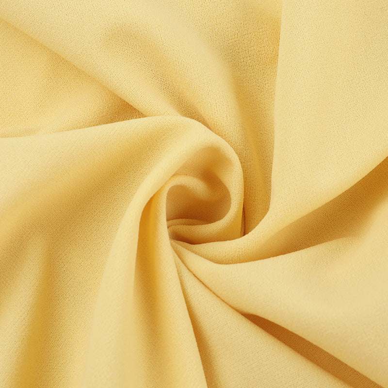 Effortless Chic Buttery Yellow Ruched Mini Dress | Bell Sleeve Bodycon for Fall & Holiday Parties